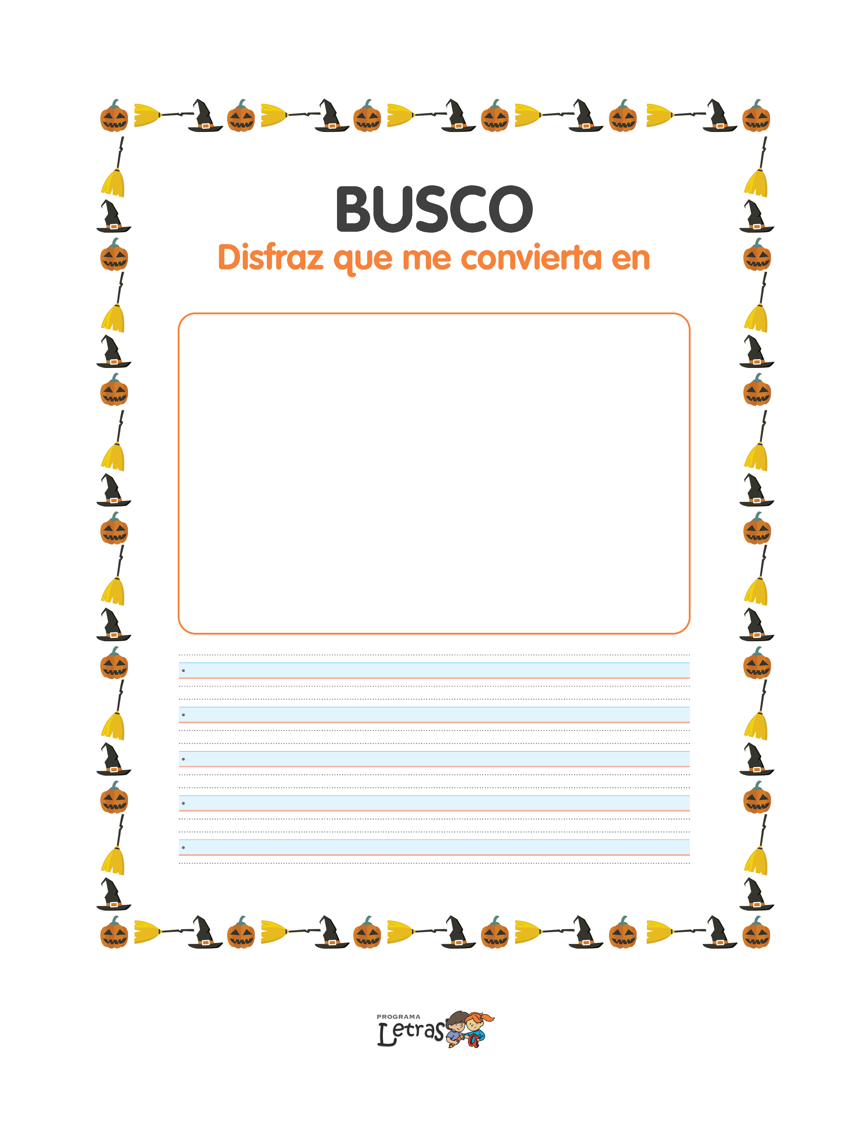PL Formatos -Escriturales Anuncio Busco Disfraz