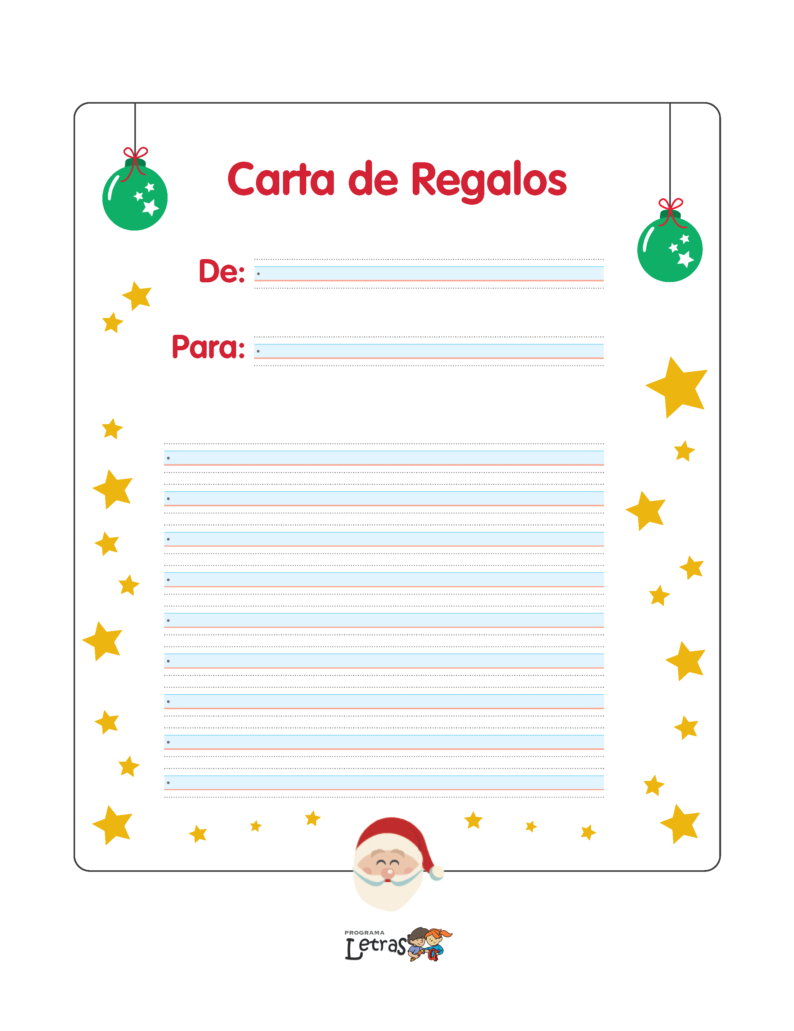 PL Formatos Escriturales - Carta de Regalo