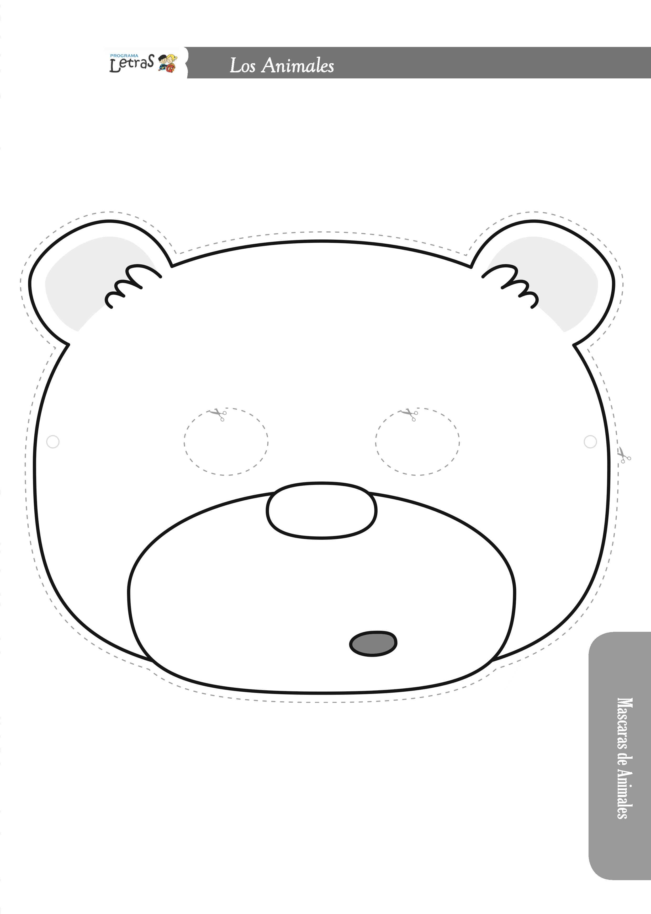 Mascara de Oso