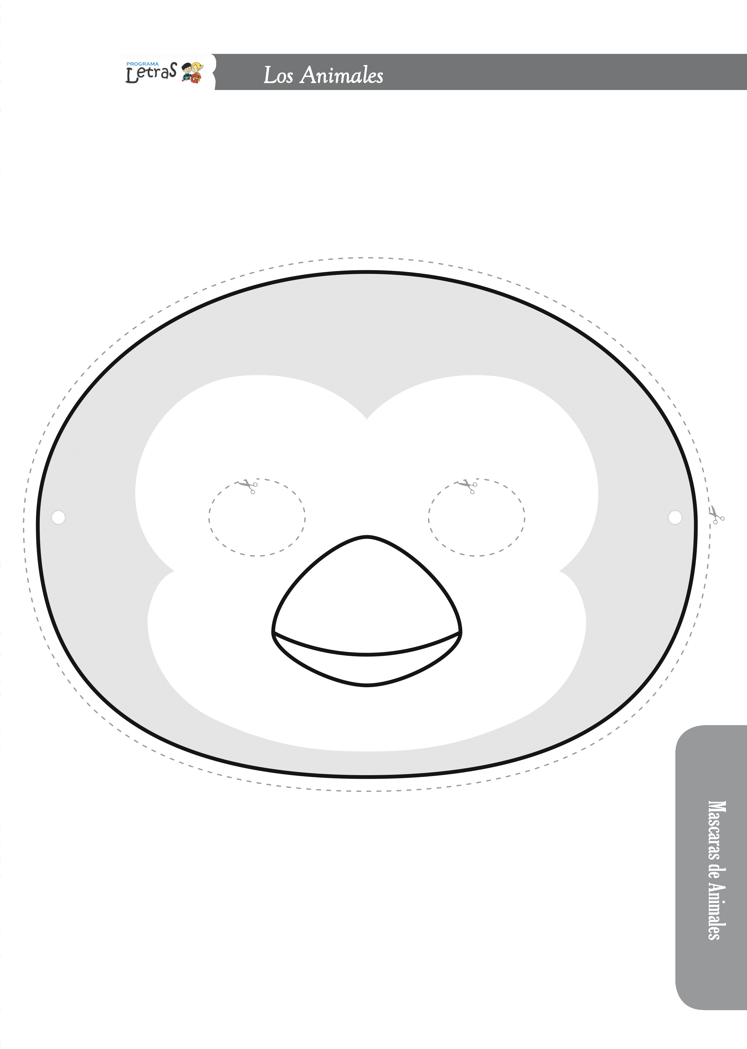 Mascaras-de-Animales-Pinguino